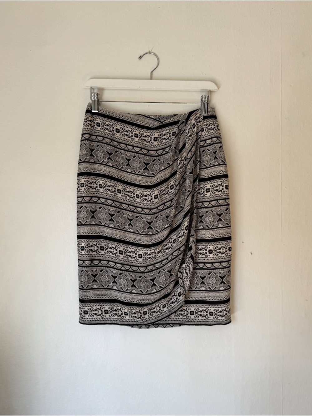 Baroque 100% Silk Draped Skirt